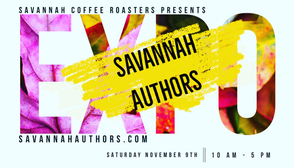 Savannah Authors Expo, Nov. 9, 2019, at Savannah Coffee Roasters