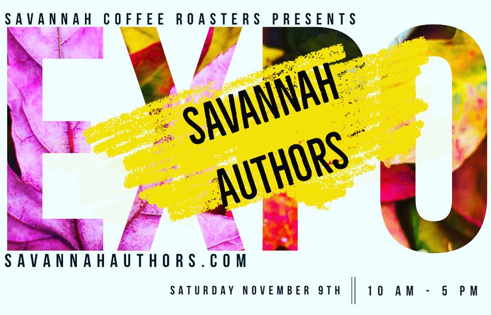 Savannah Authors Expo, Nov. 9, 2019, at Savannah Coffee Roasters