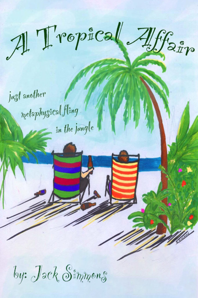 Poster for the play A Tropical Affair by Jack Simmons